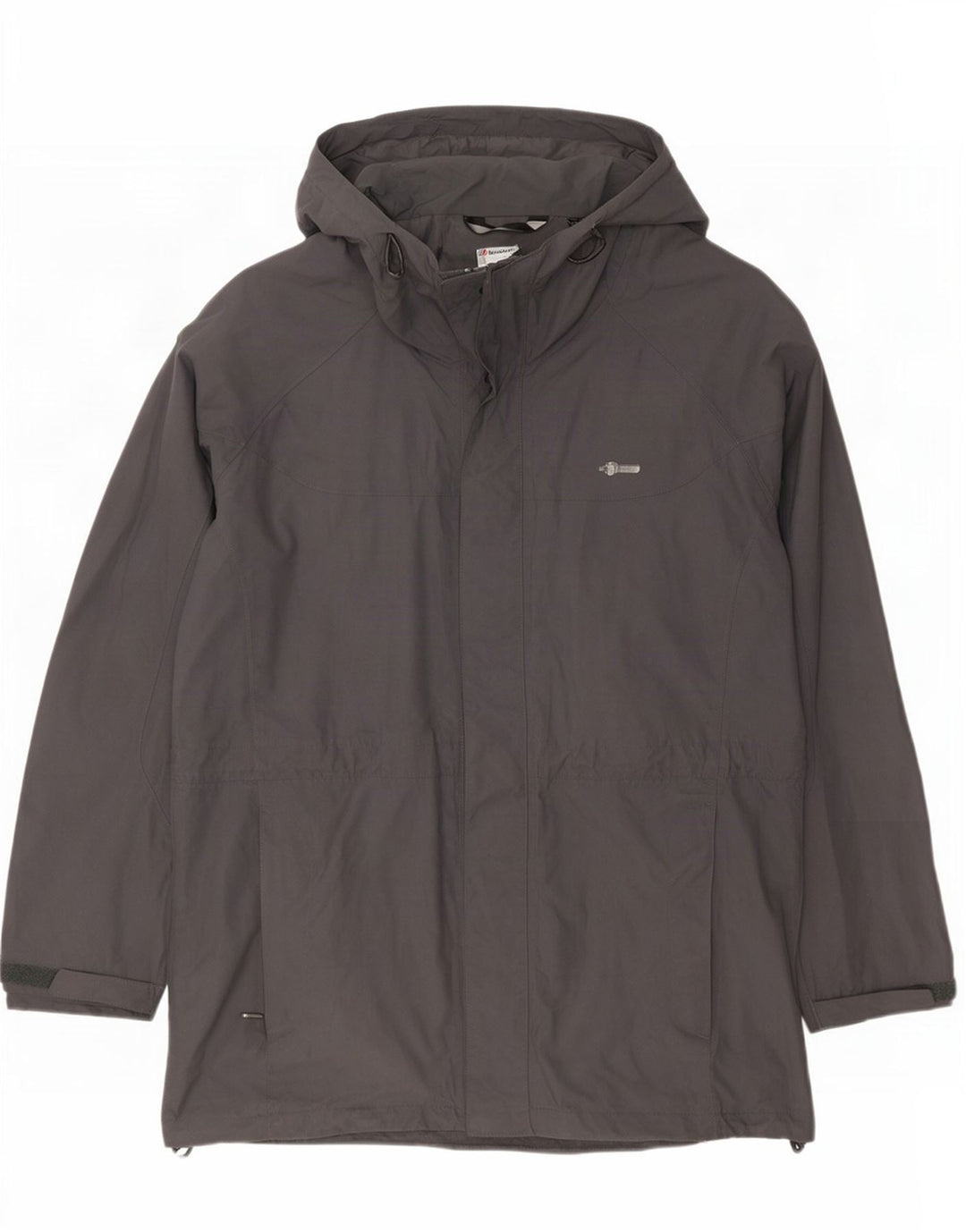Berghaus Mens Hooded Rain Jacket UK 40 Large Navy Blue Polyamide