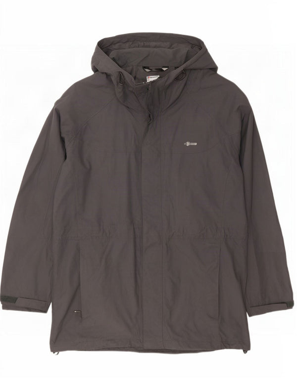 Berghaus Mens Hooded Rain Jacket UK 40 Large Navy Blue Polyamide