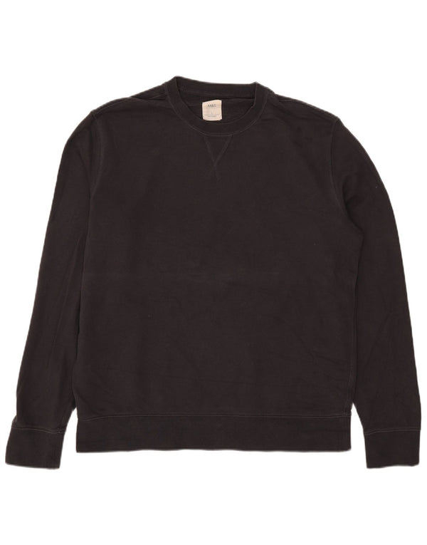 Marks & Spencer Mens Sweatshirt Jumper Large Black Cotton