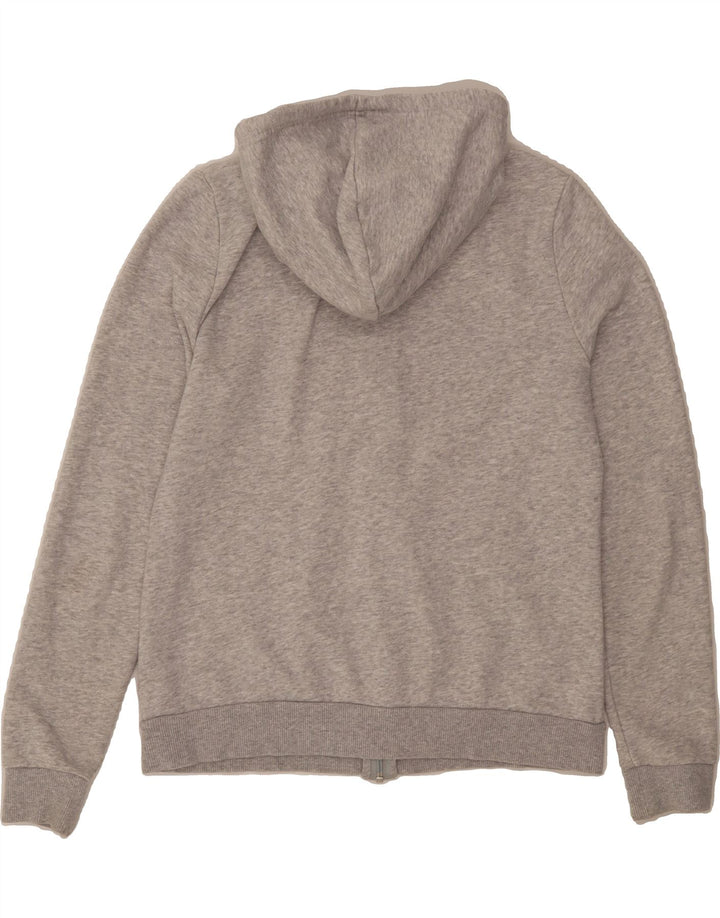PUMA Womens Graphic Zip Hoodie Sweater UK 14 Large  Grey Vintage Puma and Second-Hand Puma from Messina Hembry 