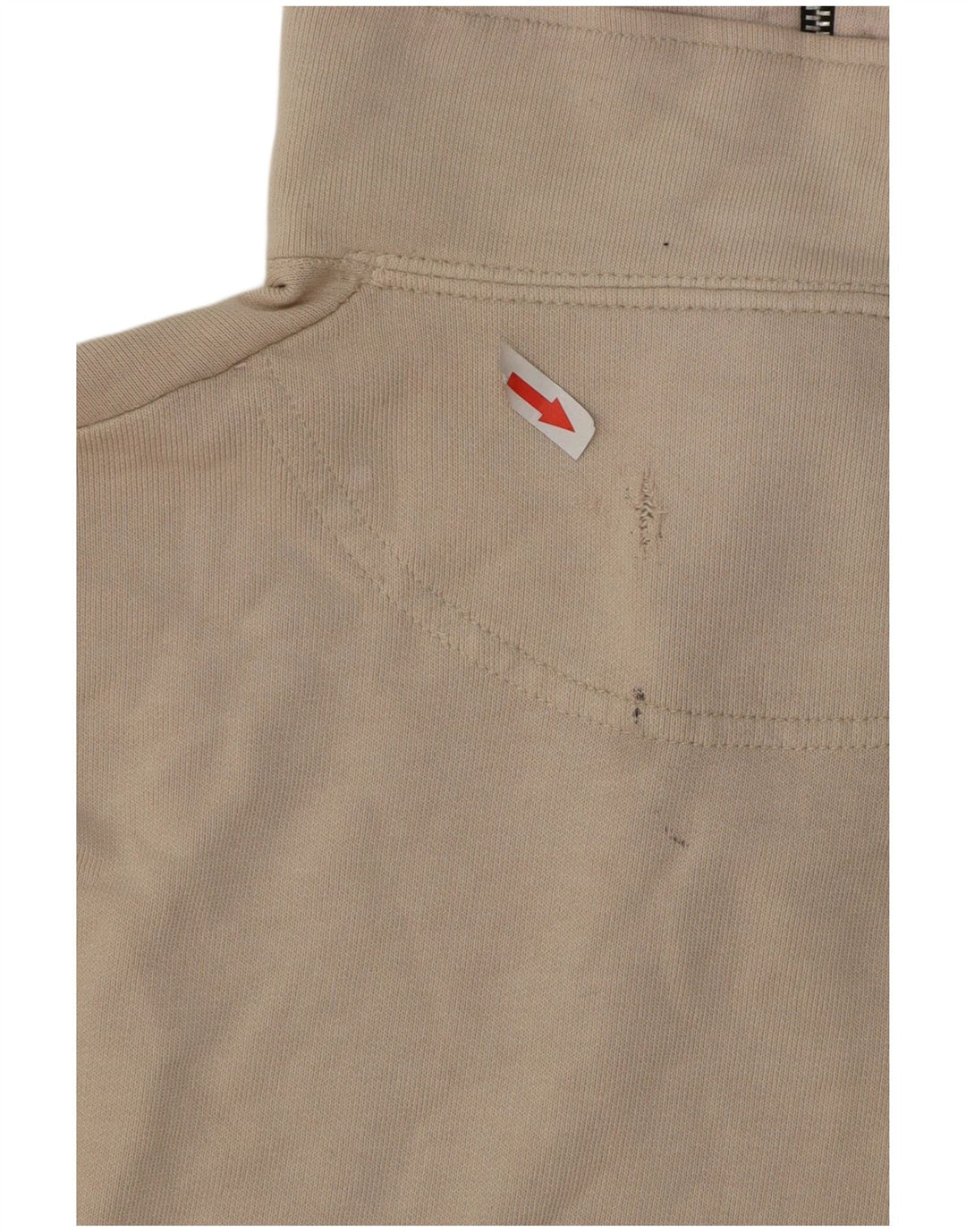 Champion Womens Oversized Graphic Sweatshirt Jumper UK 16 Large Beige