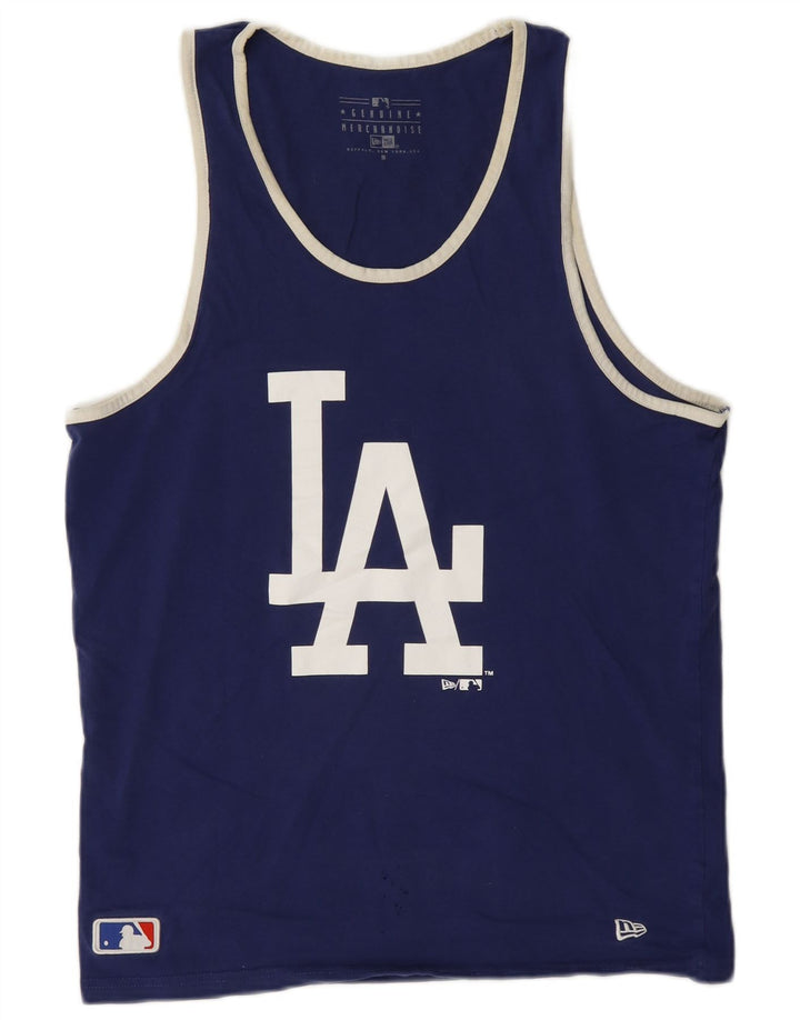 Genuine Merchandise Mens Graphic Vest Top Medium Navy Blue