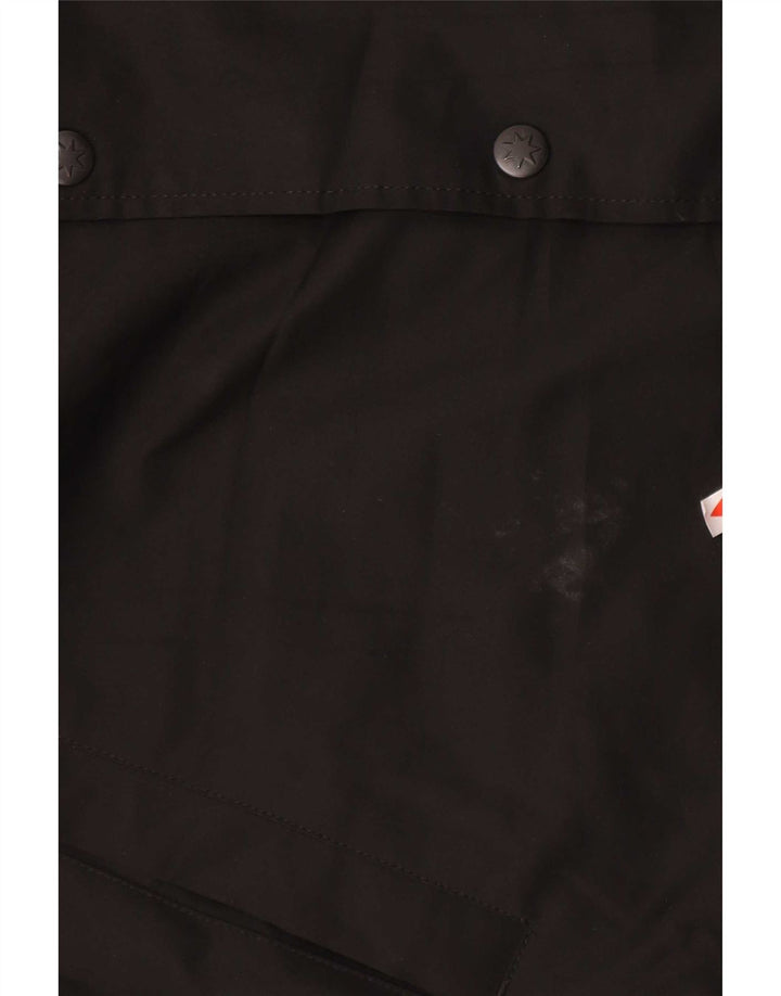 DC Mens Graphic Rain Jacket UK 38 Medium Black Polyester