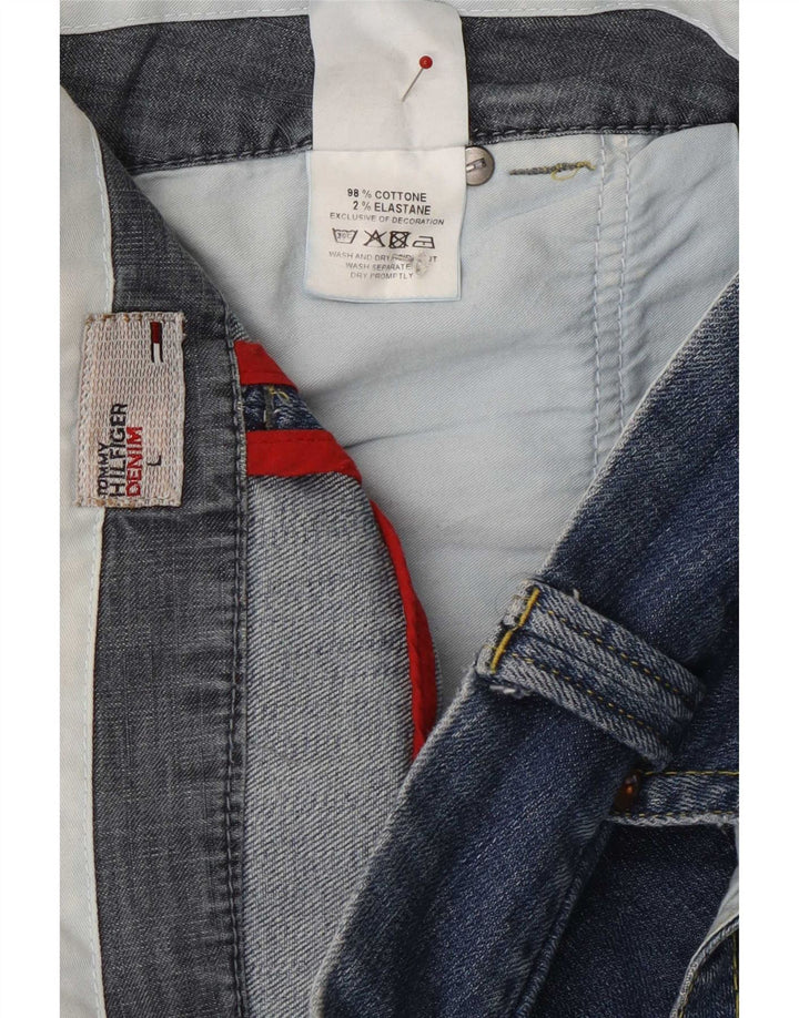 Tommy Hilfiger Womens Denim Skirt Large W36 Blue Cotton