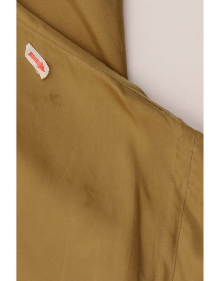 Paul & Shark Mens Bomber Jacket UK 42 XL Yellow Silk
