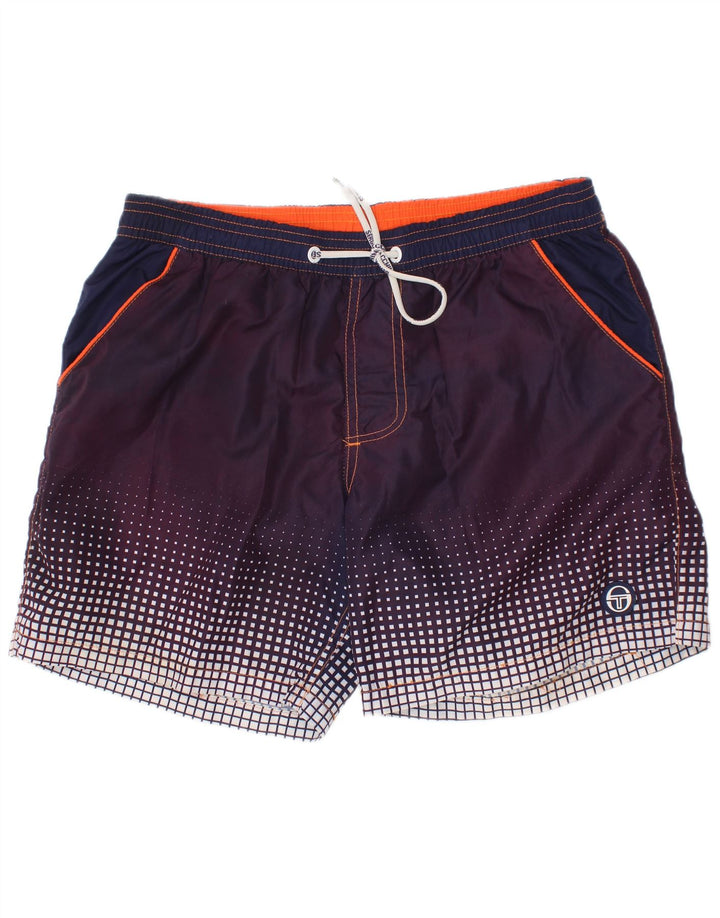 Sergio Tacchini Boys Swimming Shorts 13-14 Years Navy Blue Spotted