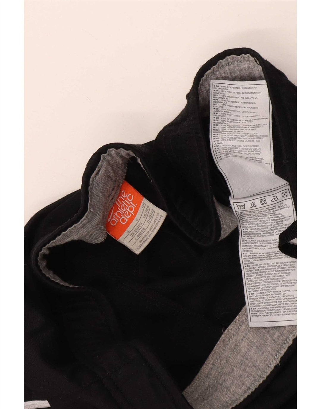Nike Mens Tracksuit Trousers Small Black Polyester