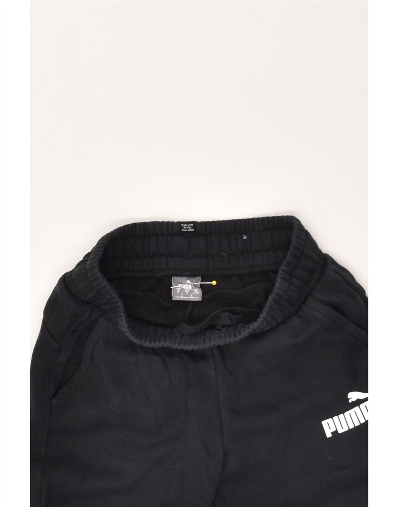 PUMA Boys Tracksuit Trousers Joggers 9-10 Years Black | Vintage Puma | Thrift | Second-Hand Puma | Used Clothing | Messina Hembry 