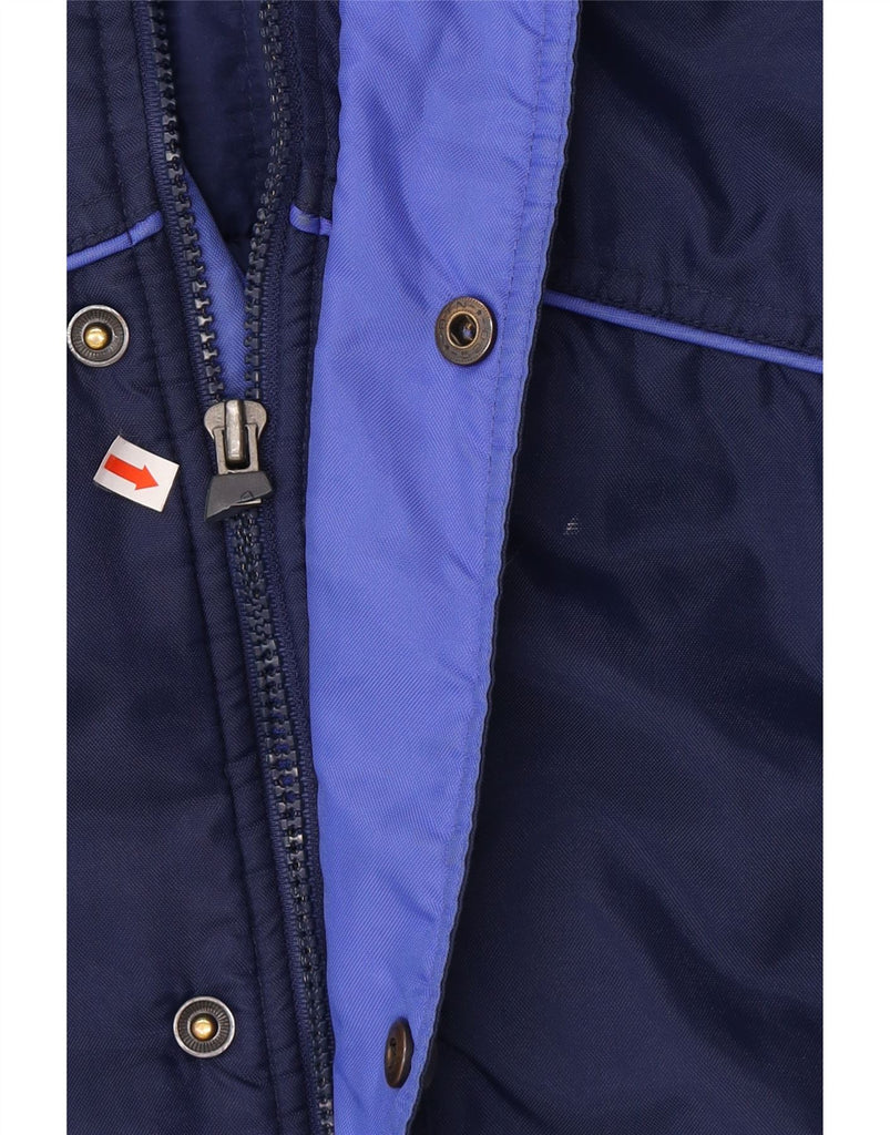 ADIDAS Boys Windbreaker Jacket 11-12 Years Navy Blue Polyester Vintage Adidas and Second-Hand Adidas from Messina Hembry 