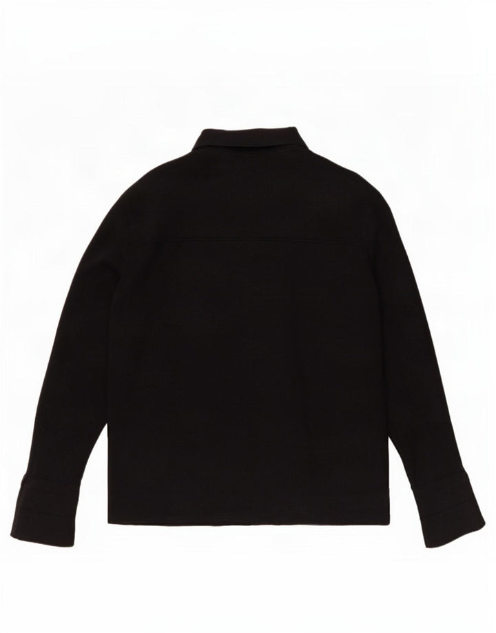 Marks & Spencer Womens Cardigan Sweater UK 16 Large Black Viscose