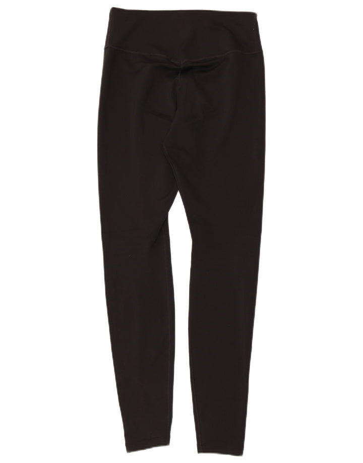NIKE Womens Dri Fit Leggings UK 10 Small  Black Polyester