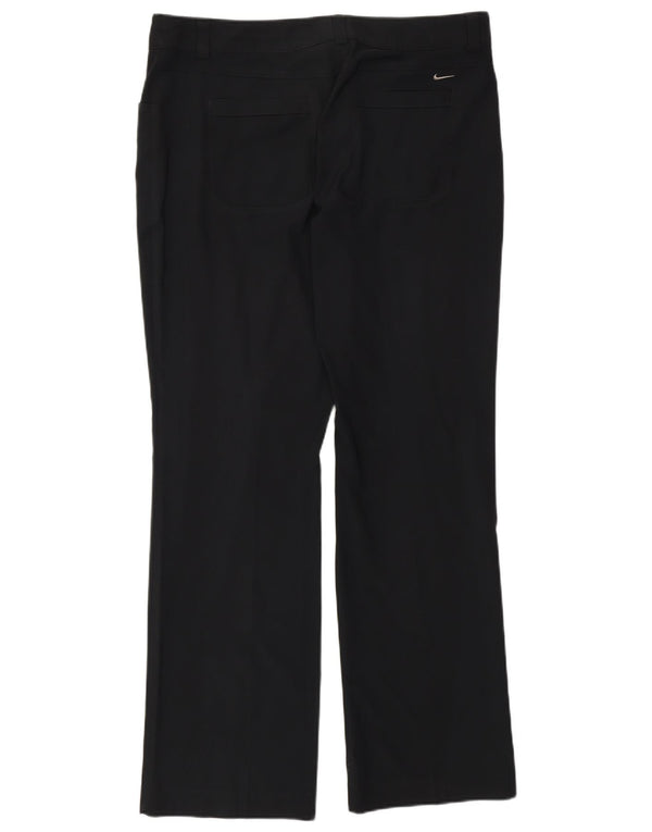 Nike Womens Golf Bootcut Casual Trousers UK 14 Medium W34 L31 Black