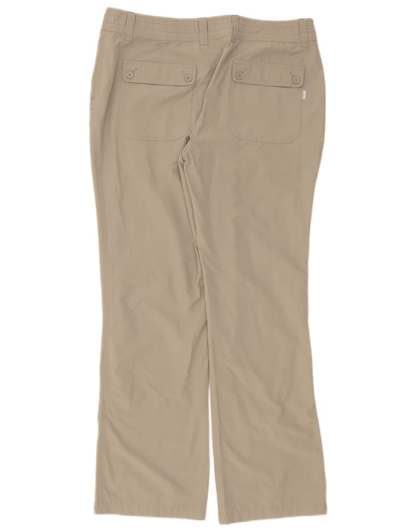 Rohan Womens Straight Casual Trousers UK 16 Large W38 L32 Beige Polyamide