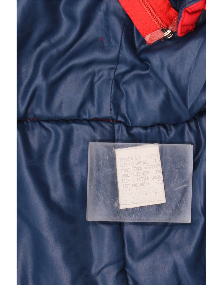 BRUGI Mens Padded Jacket IT 50 Large Red Polyamide