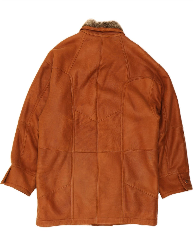 CHRIST Mens Shearling Jacket IT 52 XL Brown Shearling Vintage Christ and Second-Hand Christ from Messina Hembry 