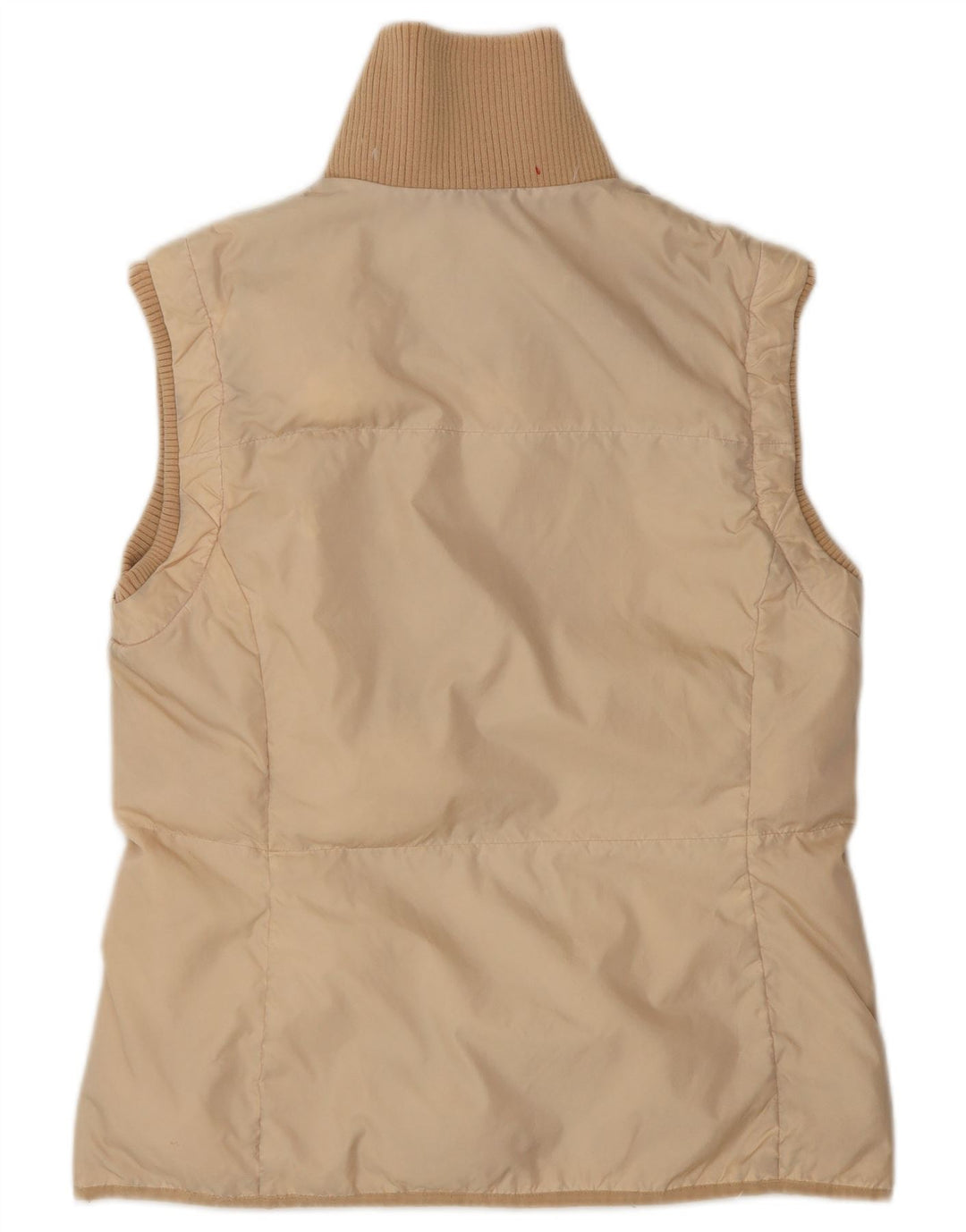 LOTTO Womens Padded Gilet UK 8 Small  Beige Nylon