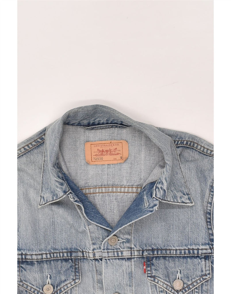 LEVI'S Mens Denim Jacket UK 36 Small Blue Cotton | Vintage Levi's | Thrift | Second-Hand Levi's | Used Clothing | Messina Hembry 