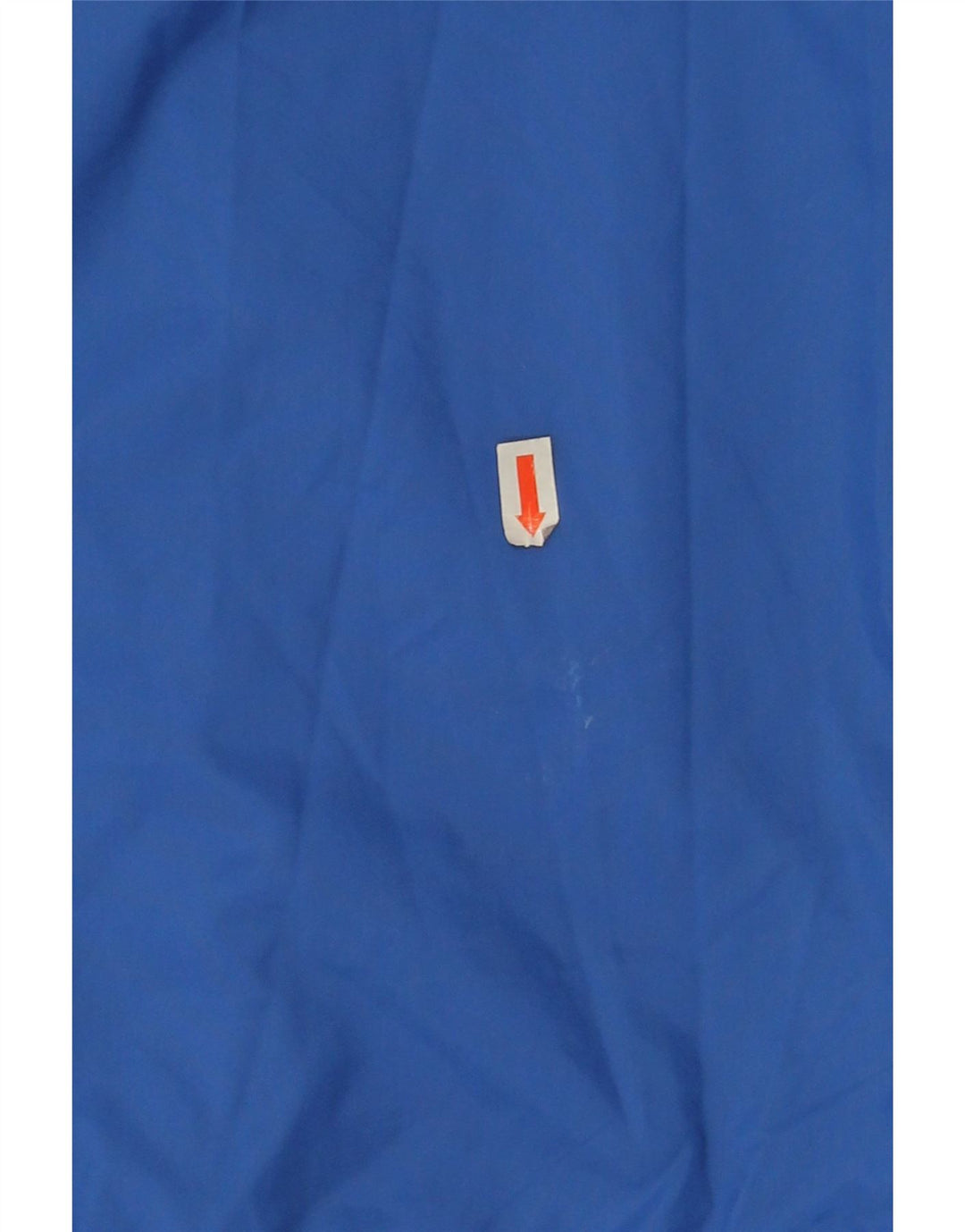 Nike Boys Hooded Rain Jacket 10-11 Years Medium Blue Colourblock Nylon