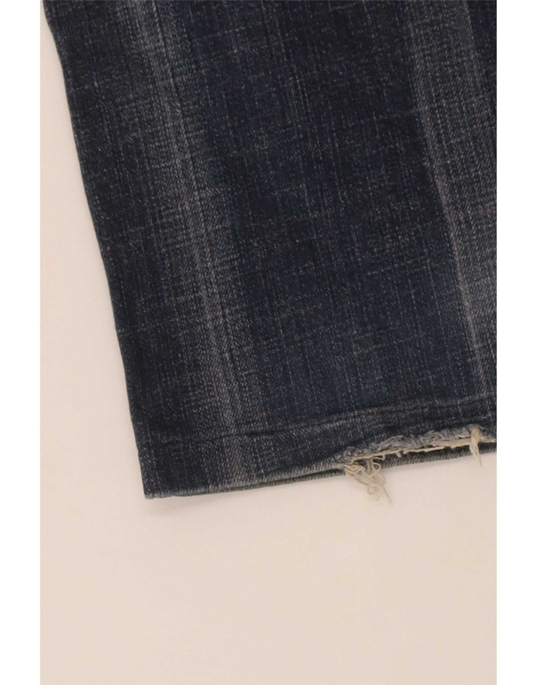 Levi's Womens 570 Crop Straight Jeans W29 L26 Blue Cotton