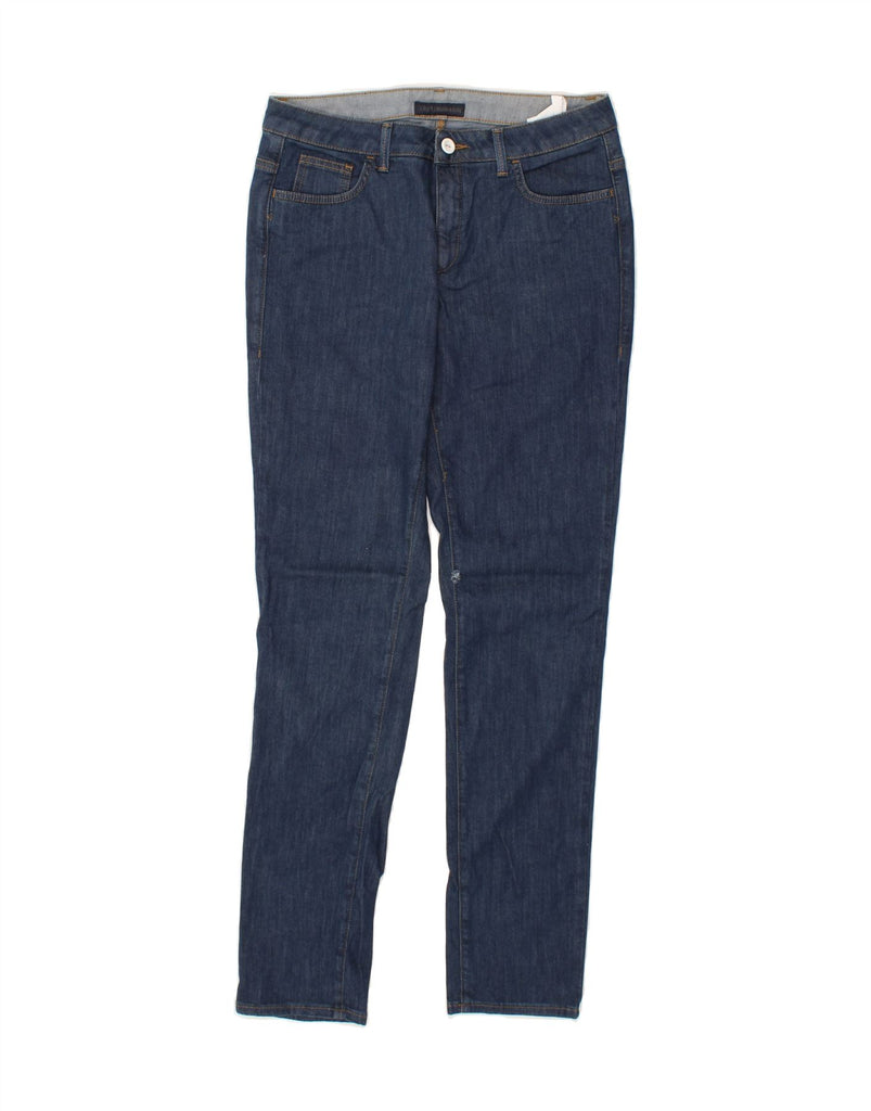 TRUSSARDI Womens Slim Jeans W29 L32 Blue Cotton Vintage Trussardi and Second-Hand Trussardi from Messina Hembry 