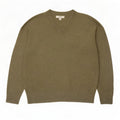 Marks & Spencer Mens V-Neck Jumper Sweater Medium Green Polyester