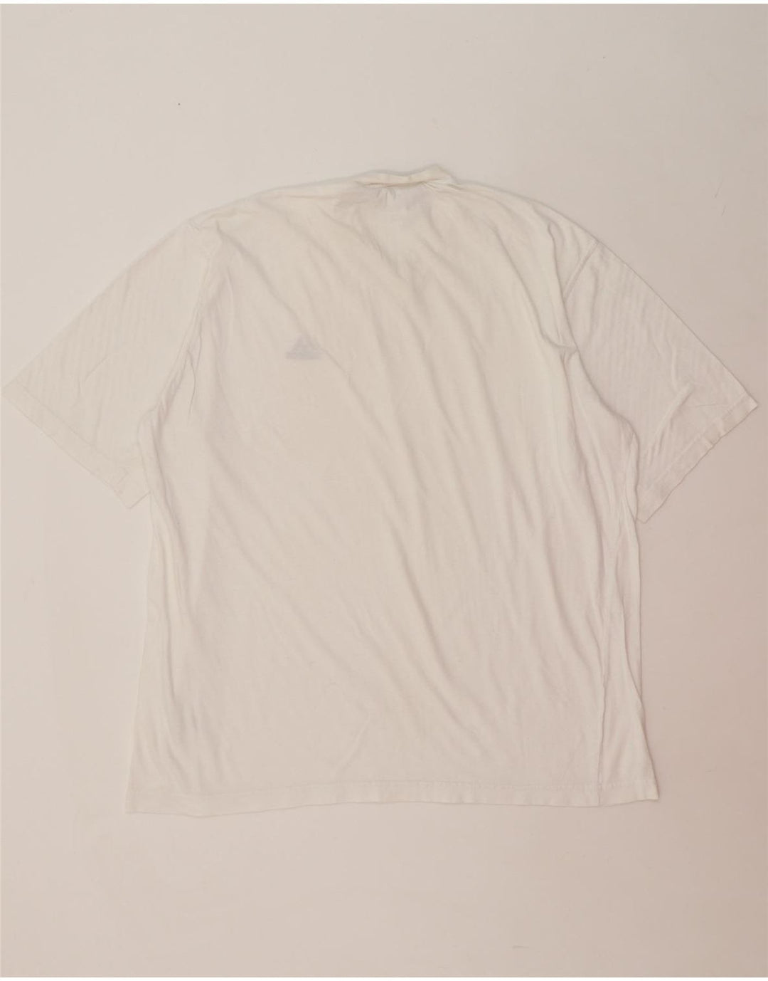 ADIDAS Mens T-Shirt Top UK 44/46 Large White Vintage Adidas and Second-Hand Adidas from Messina Hembry 