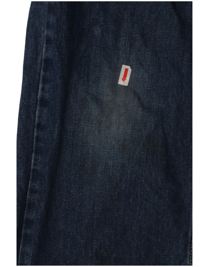 LEE Boys Wide Leg Jeans 7-8 Years W24 L23 Blue
