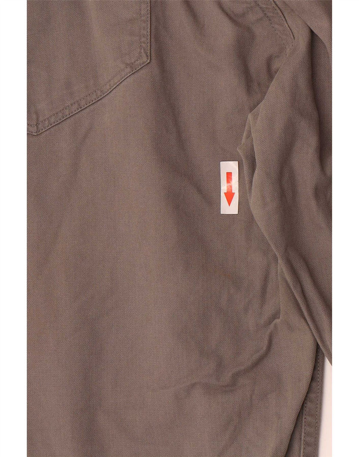 Marks & Spencer Mens Autograph Straight Cropped Trousers W40 L25 Grey