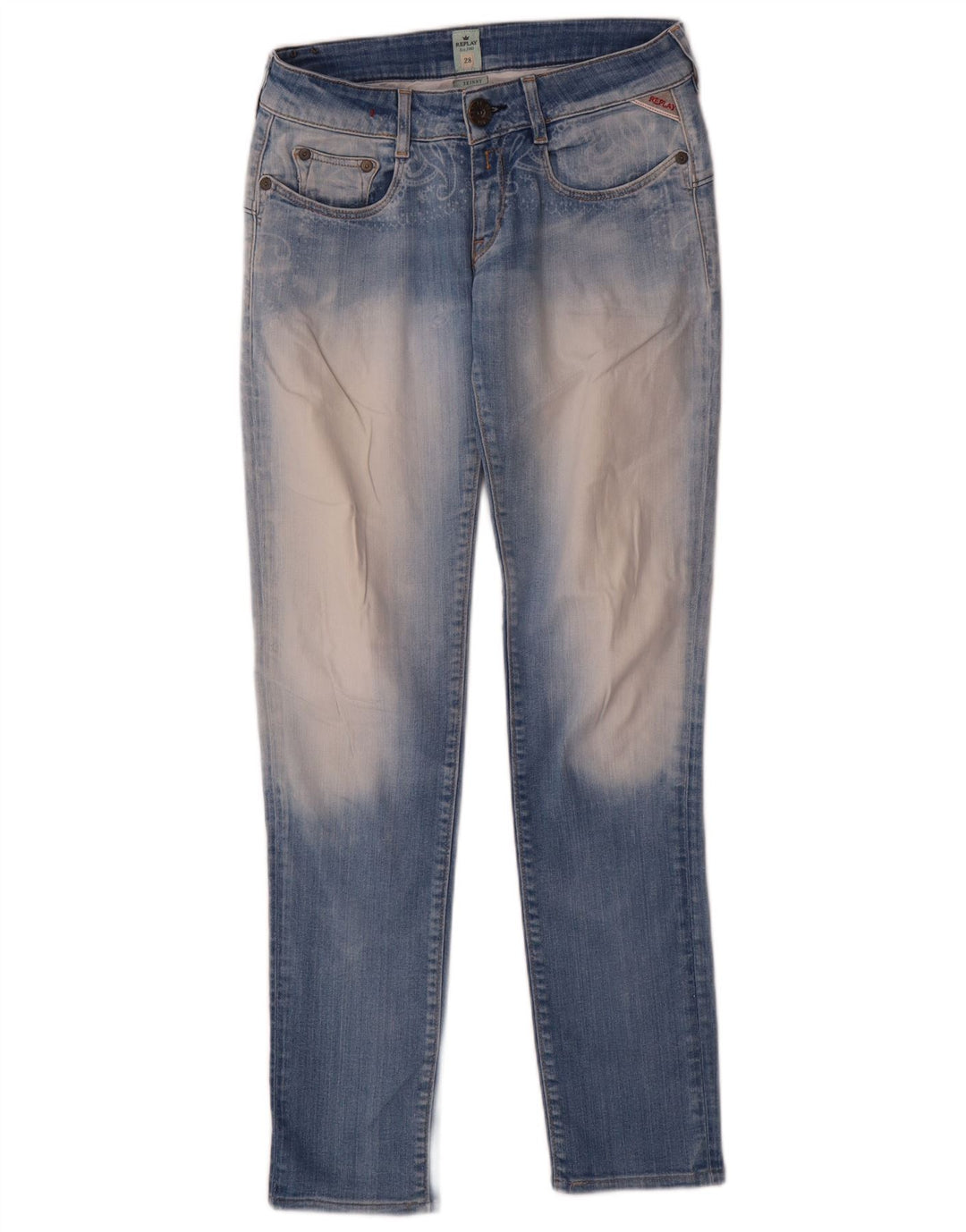 Replay Womens Skinny Jeans W28 L30 Blue
