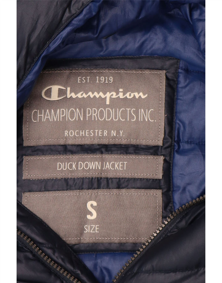 Champion Mens Padded Padded Jacket UK 36 Small Navy Blue