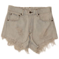 Levi's Womens Distressed Denim Shorts W28 Medium Blue