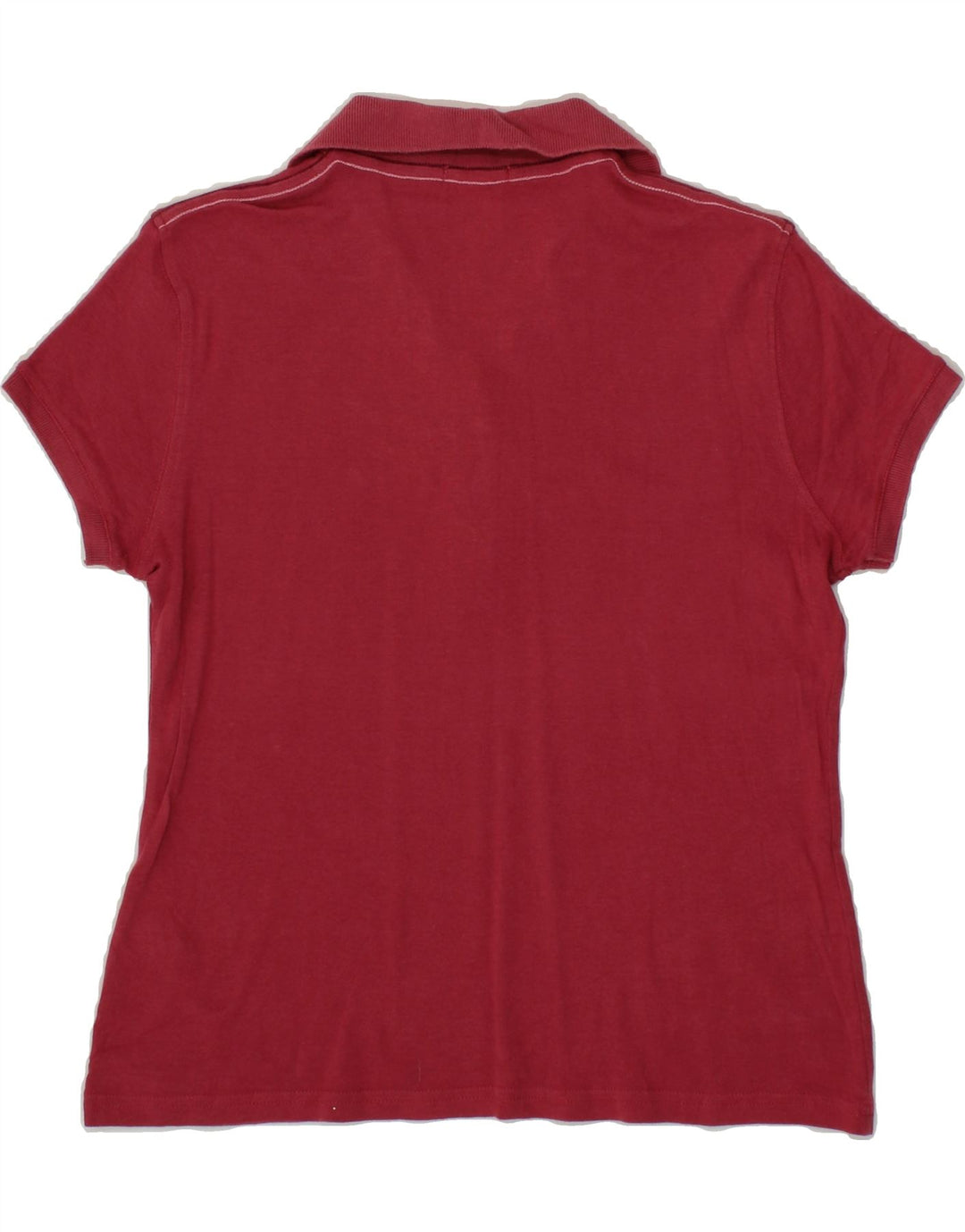 TIMBERLAND Womens Polo Shirt UK 16 Large Red Cotton Vintage Timberland and Second-Hand Timberland from Messina Hembry 