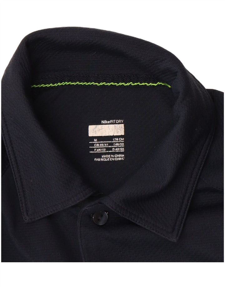 Nike Mens Polo Shirt UK 39/41 Medium Navy Blue