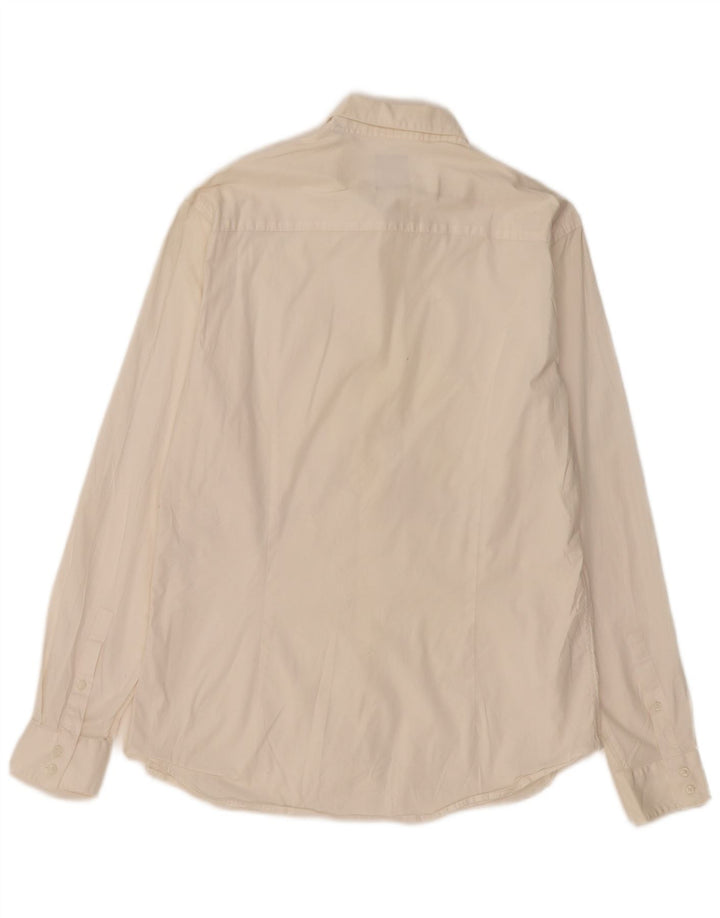 Calvin Klein Mens Shirt 2XL Off White