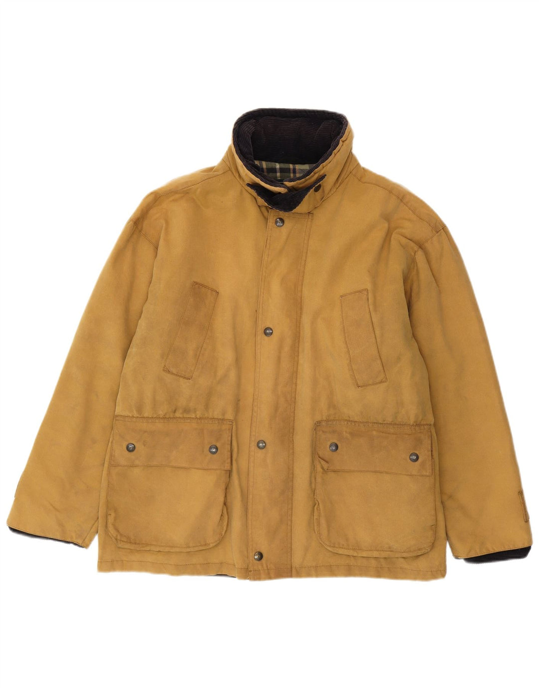P.G.Field Mens Waxed Cotton Jacket UK 38 Medium Beige