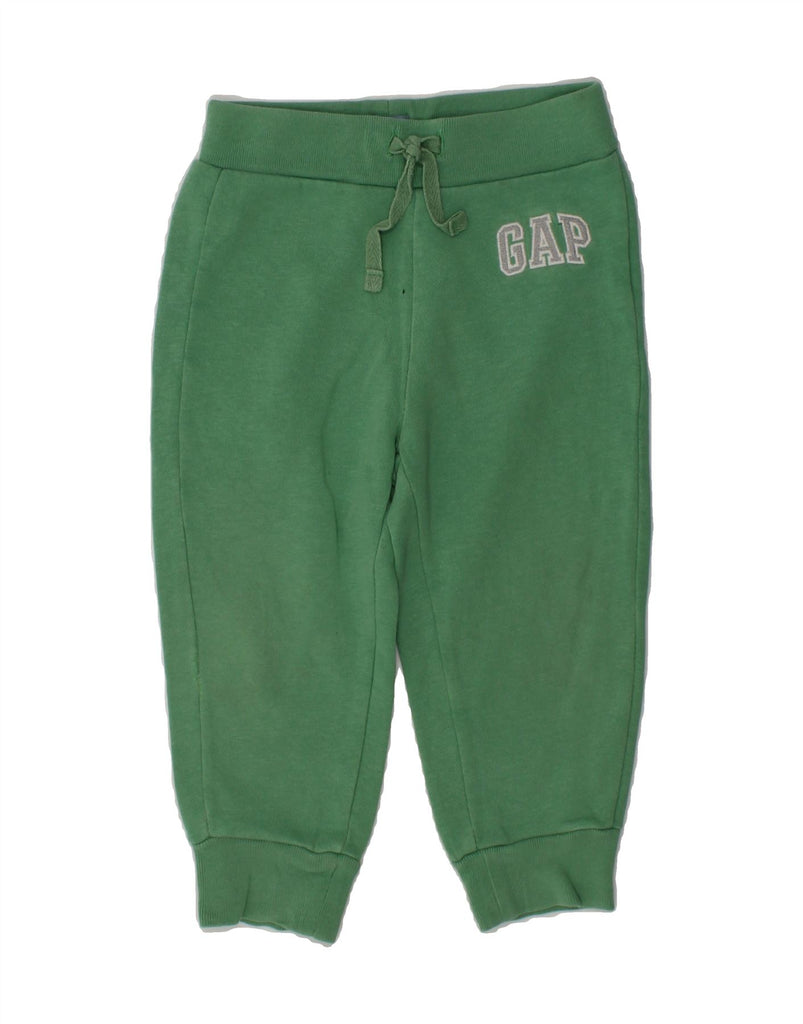 GAP Baby Boys Joggers Tracksuit Trousers 18-24 Months Green Cotton | Vintage Gap | Thrift | Second-Hand Gap | Used Clothing | Messina Hembry 