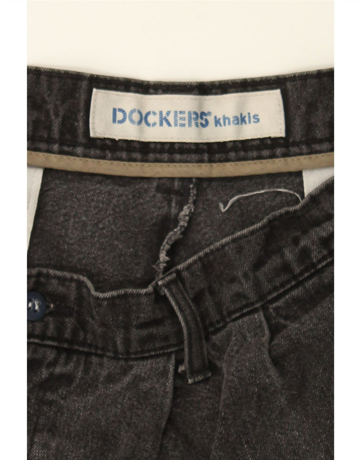 DOCKERS Mens Denim Shorts W36 Large Grey Cotton Vintage Dockers and Second-Hand Dockers from Messina Hembry 