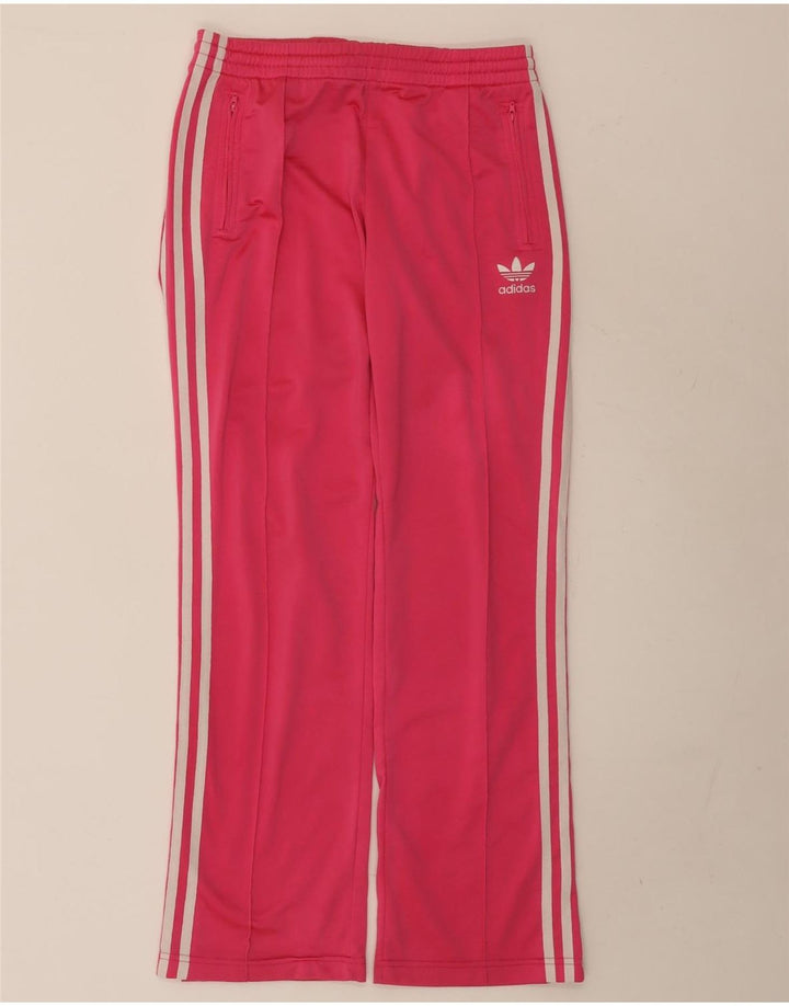 Adidas Womens Tracksuit Trousers EU 36 Small  Pink Polyester