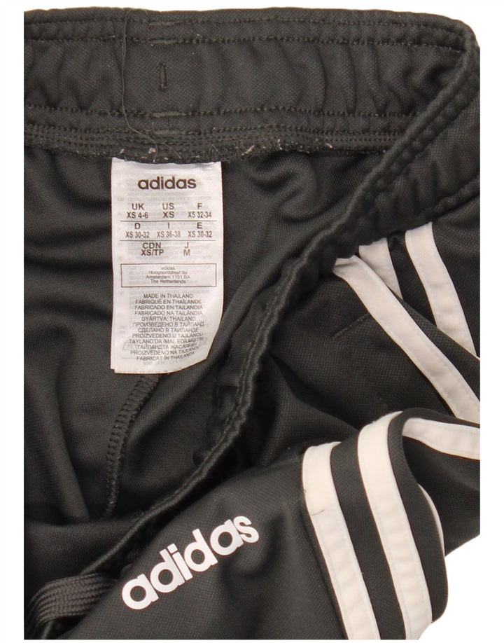 Adidas Womens Climalite Tracksuit Trousers UK 4/6 XS Grey Polyester