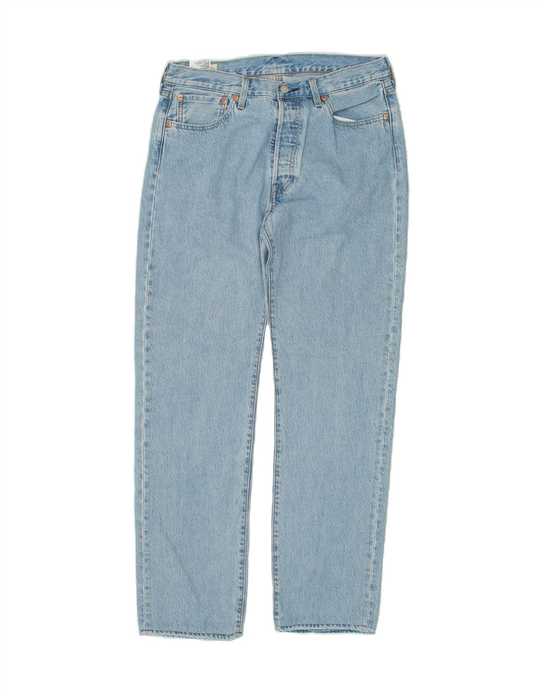 LEVI'S Mens 504 Straight Jeans W33 L32 Blue Cotton