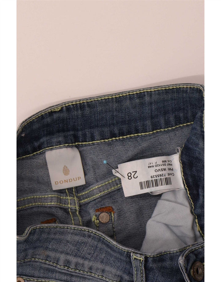 Dondup Womens Skinny Jeans W28 L29 Blue Cotton