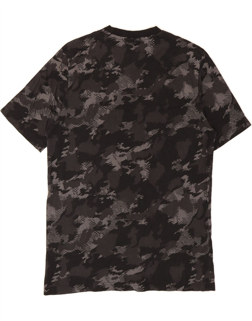 PUMA Mens Graphic T-Shirt Top Medium Black Camouflage Cotton Sports Vintage Puma and Second-Hand Puma from Messina Hembry 