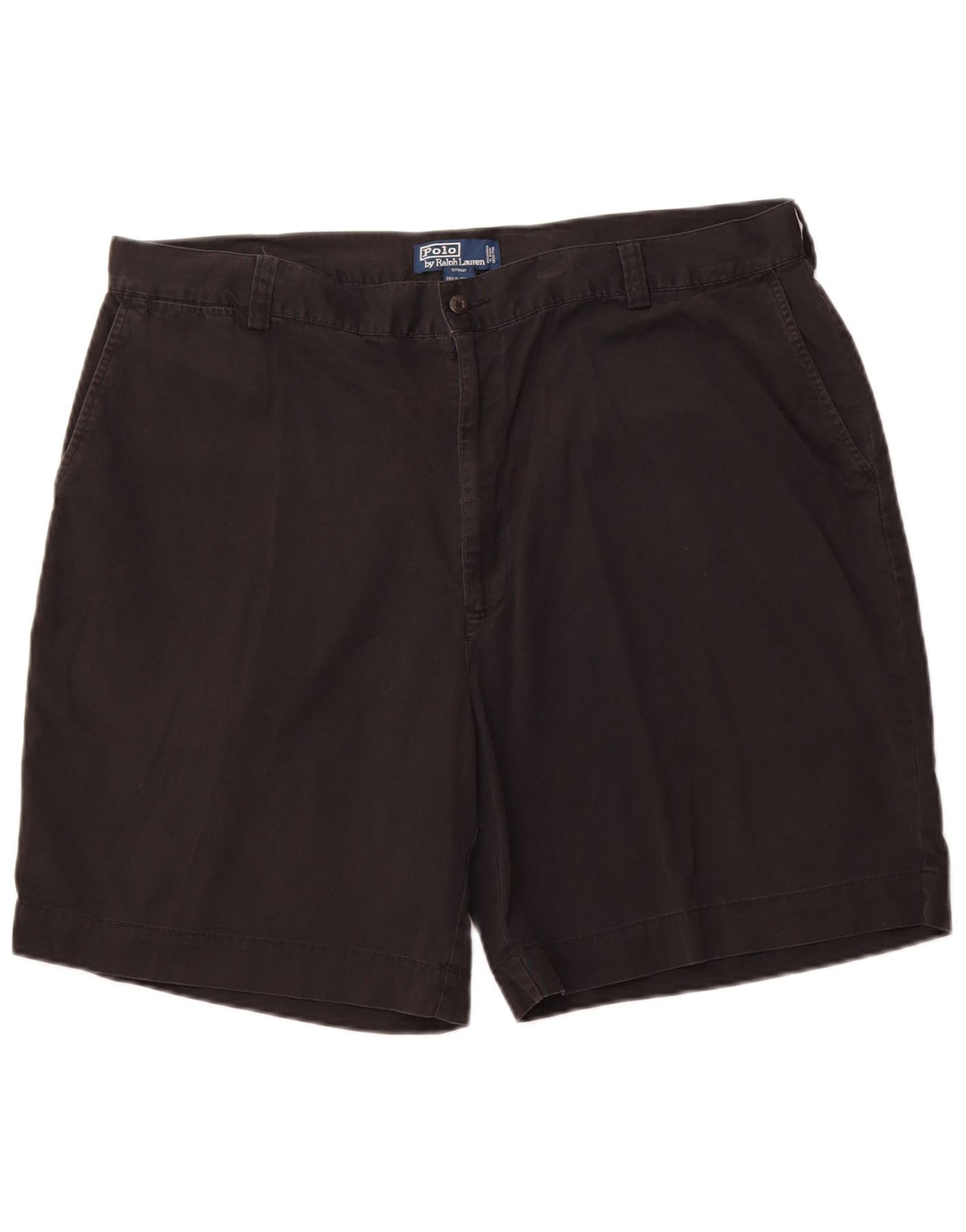 POLO RALPH LAUREN Mens Chino Shorts W42 2XL Black Cotton