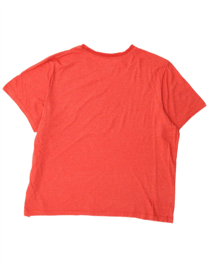 NIKE Mens Dri Fit T-Shirt Top 2XL Red Cotton