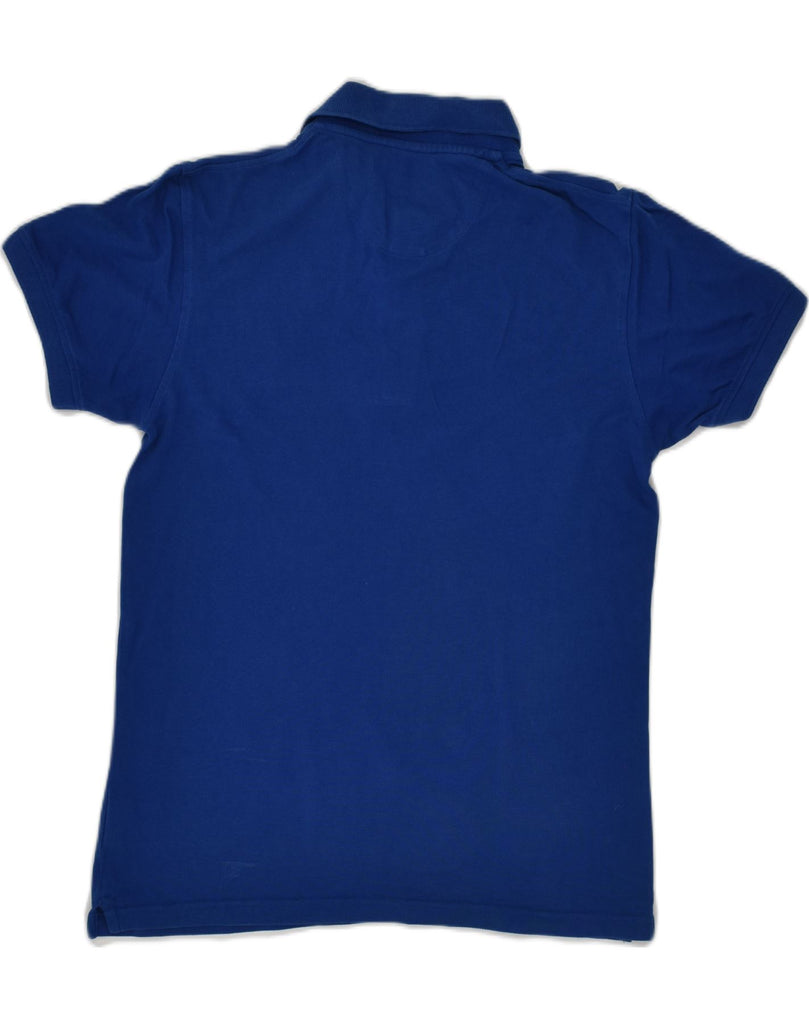 LYLE & SCOTT Mens Polo Shirt Small Blue Cotton | Vintage Lyle & Scott | Thrift | Second-Hand Lyle & Scott | Used Clothing | Messina Hembry 