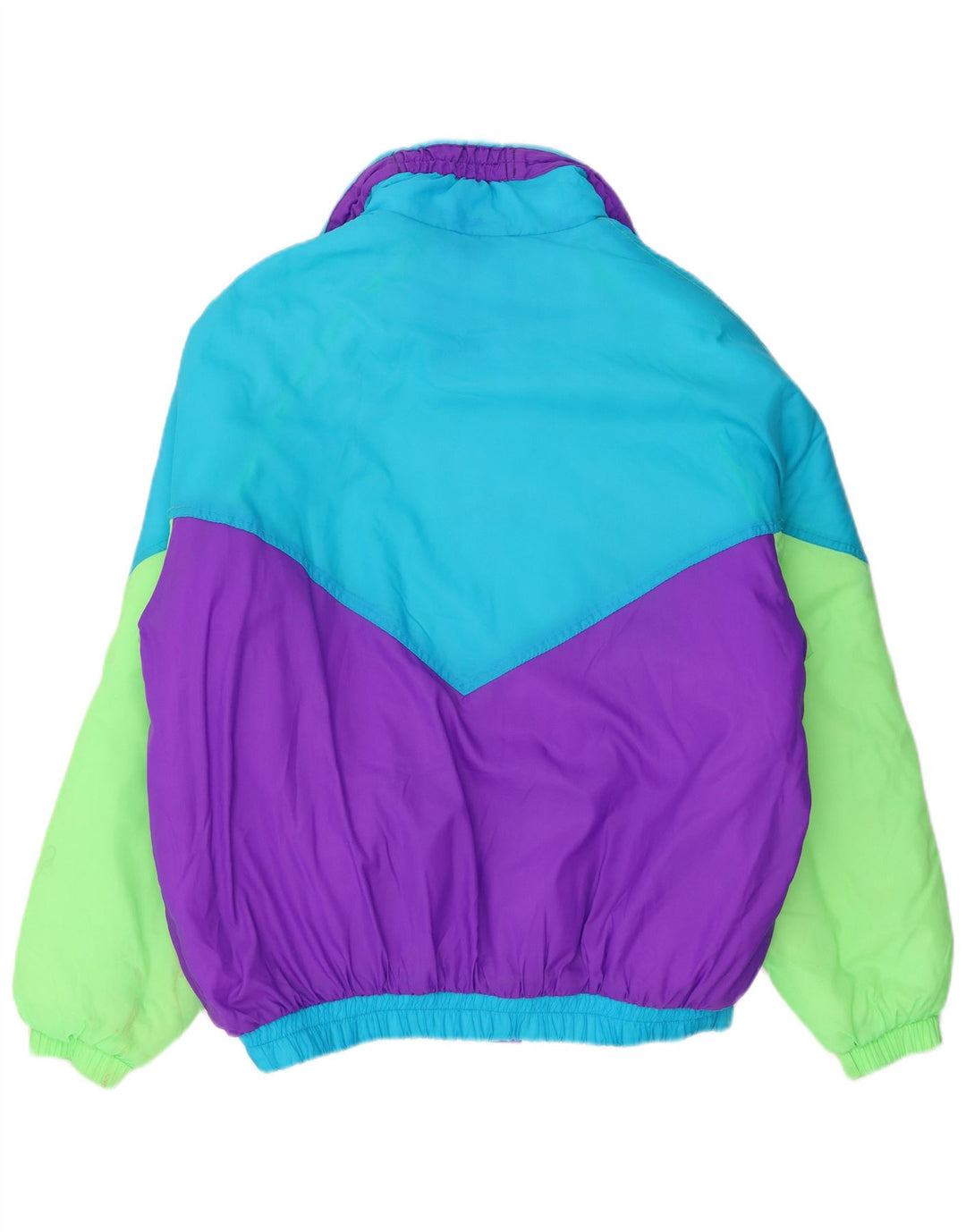 Brugi Mens Ski Jacket UK 40 Large Purple Colourblock Nylon