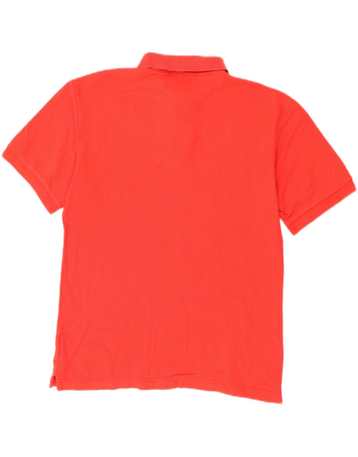 FILA Mens Polo Shirt IT 48 Medium Red Cotton