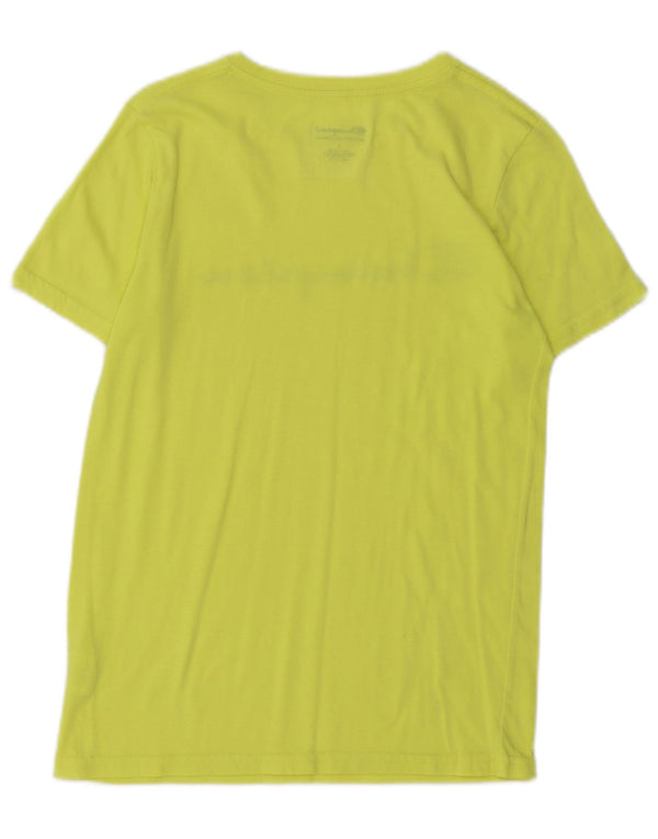 Champion Boys Graphic T-Shirt Top 11-12 Years Large Yellow Cotton