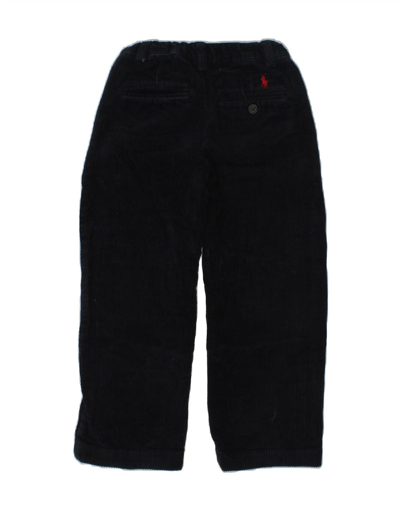 POLO RALPH LAUREN Boys Corduroy Trousers 3-4 Years W22 L17 Navy Blue | Vintage Polo Ralph Lauren | Thrift | Second-Hand Polo Ralph Lauren | Used Clothing | Messina Hembry 