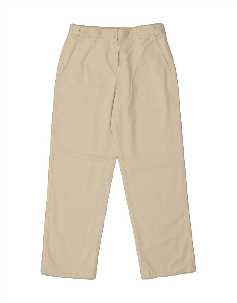 L.L.BEAN Womens Petite Chino Trousers US 4 Small W28 L28  Beige Cotton | Vintage L.L.Bean | Thrift | Second-Hand L.L.Bean | Used Clothing | Messina Hembry 